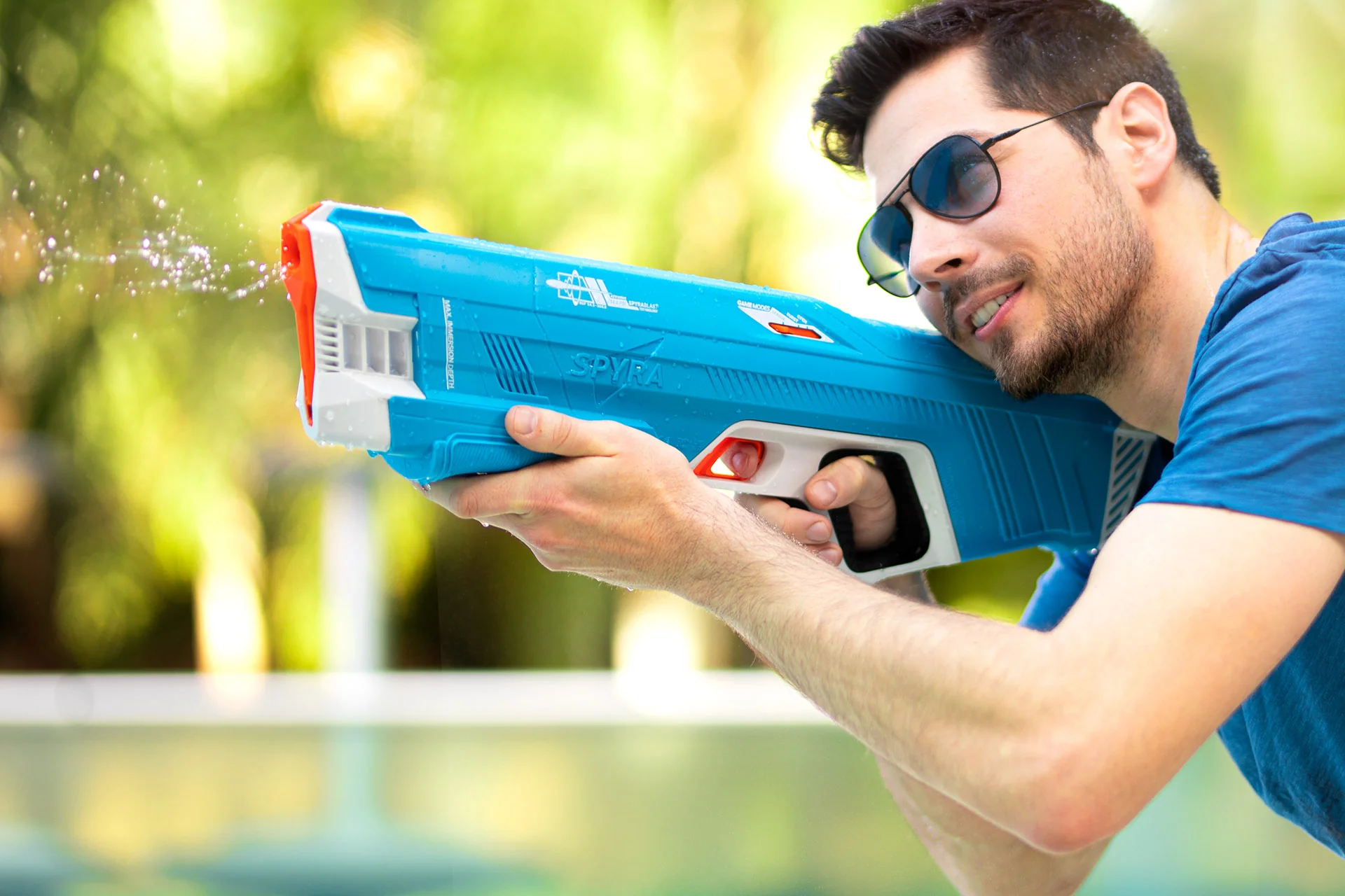 Water Gun Wars with Spyra electric water guns in Los Angeles